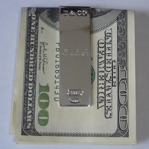 Tiffany 1837 Money Clip Front